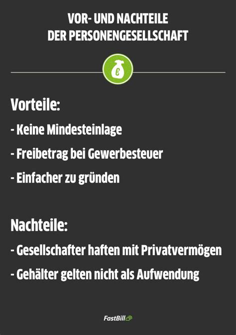 Bis es soweit ist, wird es aber noch dauern. Personengesellschaft - Formen, Merkmale, Vor- und Nachteile