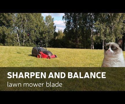 While years of practice will hone your technique, the basic principles to sharpen a blade are rather simple. DIY: Sharpen and Balance Lawn Mower Blade (video) - Instructables
