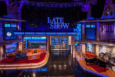 Unbelievable The Late Show With Stephen Colbert Broadcast Set Design Gallery Tv Set Design