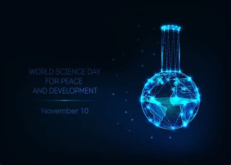 Premium Vector World Science Day For Peace And Development Banner