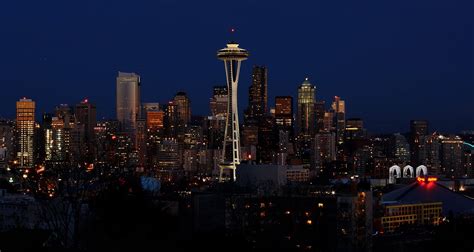 Razor Sharp Insights Seattle Skyline At Night