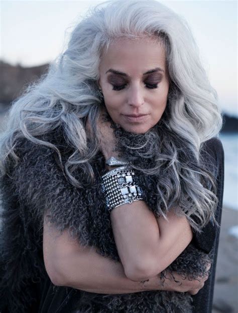 Yasmina Rossi Grey Ombre Hair Grey Hair Color Blonde Color Grey Hair