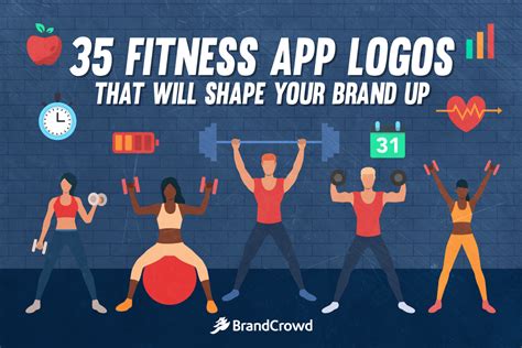 35 Fitness App Logos That Will Shape Your Brand Up Brandcrowd Blog