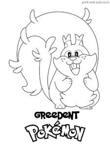 Top 93 free printable pokemon coloring pages online. Pokemon sword and shield coloring pages | Print and Color ...