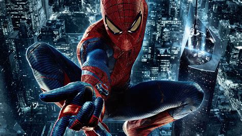 The Amazing Spider Man Night City High Definition Wallpapers Hd