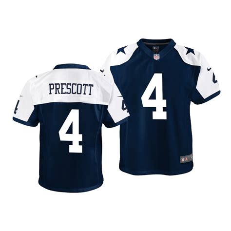 Youth Cowboys Micah Parsons Game Jersey Navy