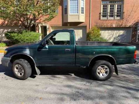 Toyota Tacoma Green 2000 Excellent Little Work Truck Used Classic Cars