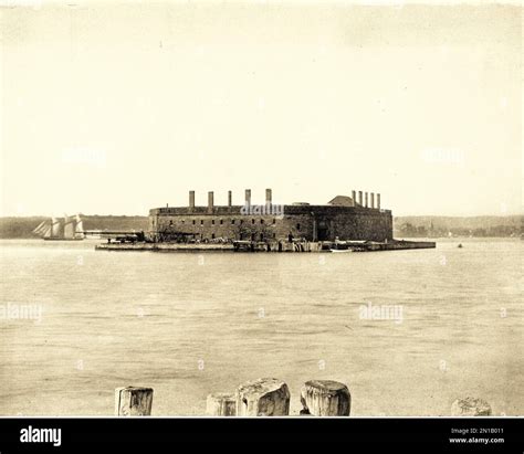 Fort Lafayetteverrazzano Narrows Bridge New York As Seen During The