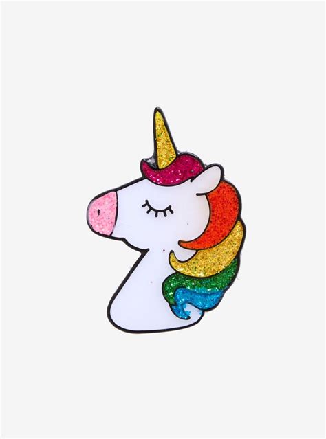 Magical Mystical Rainbow And Glittery This Enamel Pin Has It All