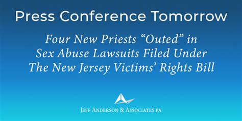 Four New Priests “outed” In Sex Abuse Lawsuits Filed Under The New Jersey Victims’ Rights Bill