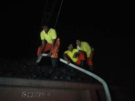 14 Bogies Of Coal Laden Train Catch Fire In Odisha Sambad English