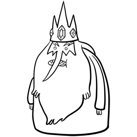 Learn How To Draw Ice King In Adventure Time Easy Drawings