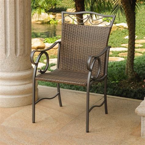 Quik fold white resin plastic outdoor lawn chair. International Caravan Valencia All-Weather Wicker Patio ...