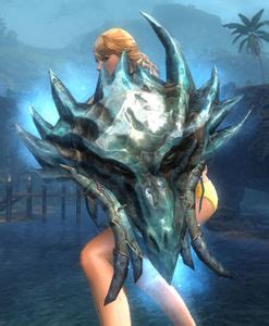 It is unlocked in the collections tab upon consuming a jormag's claw fragment. Valkyrie Corrupted Bulwark - Guild Wars 2 Wiki (GW2W)