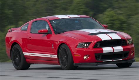Race Red 2013 Ford Mustang Shelby Gt 500 Coupe