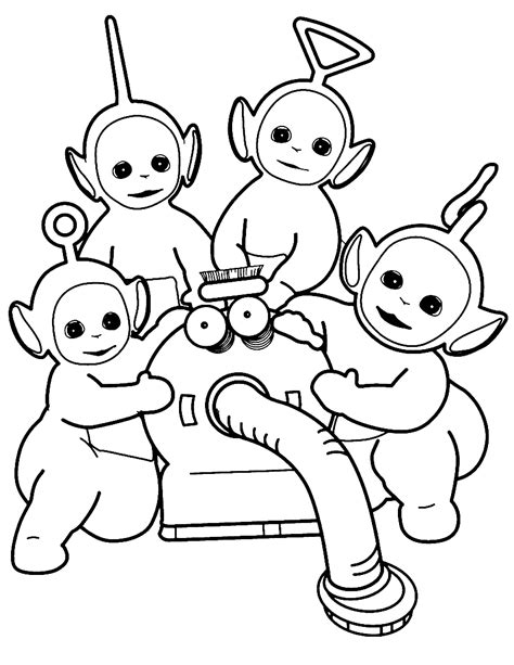 Teletubbies Printable Coloring Pages