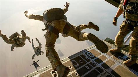 Epic Marsoc Navy Seals Special Operations Awesome Parachute Jumps