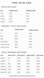 Sizing Fit Size Chart For Kids Baby Clothes Size Chart Baby