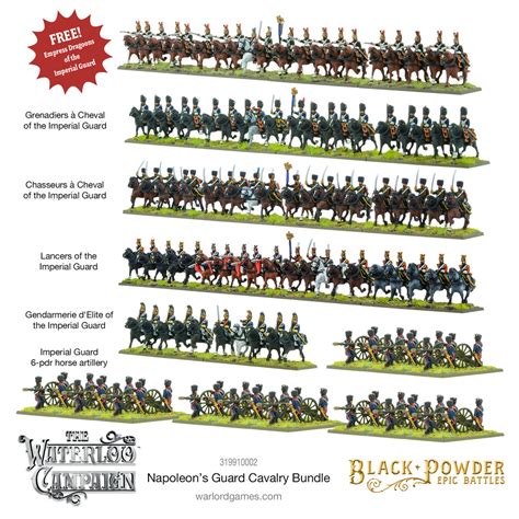 Black Powder Epic Battles Waterloo Napoleons Guard Cavalry Bundle