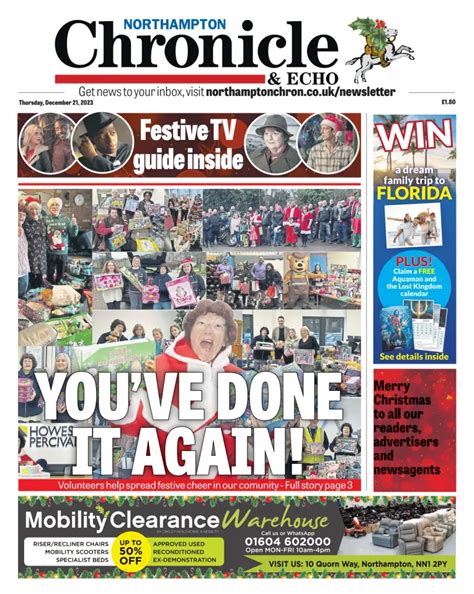 The Northampton Chronicle And Echo Subscriptions Pressreader
