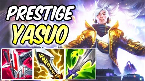 Season 11 Yasuo Best Lifesteal Build And Runes 100 Crit Prestige Yasuo