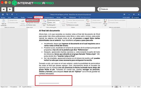 Notas Pie De Página Y Al Final En Word ¿qué Son Guía 2024