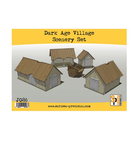 Dark Age Village Scenery Set At Mighty Ape Nz