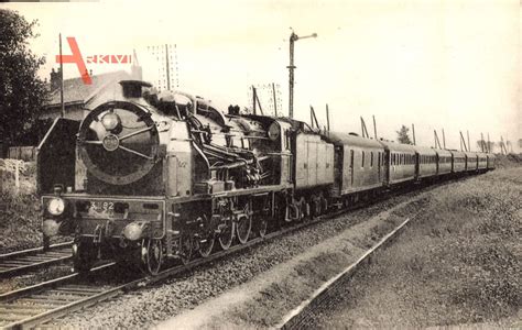 Französische Eisenbahn Chemin De Fer Locomotive Nord Pacific No