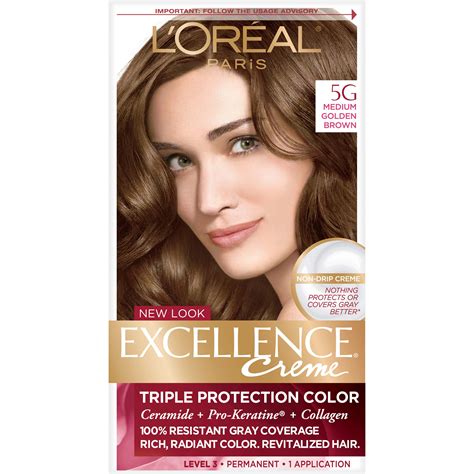 Loreal Paris Excellence Creme Permanent Triple Care Hair Color 6g