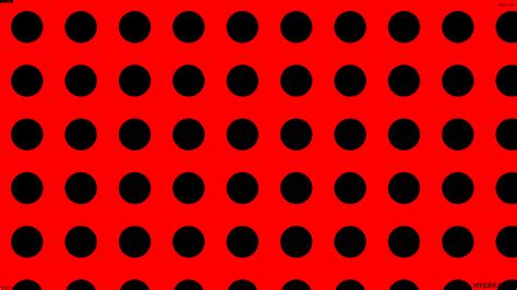 Wallpaper Black Polka Dots Spots Red Ff0000 000000 60° 118px 200px