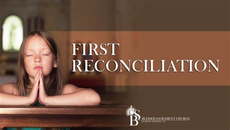 First Reconciliation Blessed Sacrament Church Jackson Hts Diocese Of