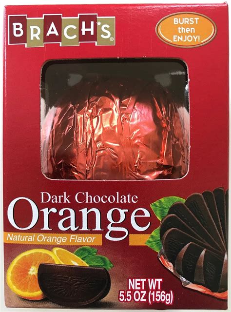 Brachs Fruit Burst Dark Chocolate Orange 55oz Grocery