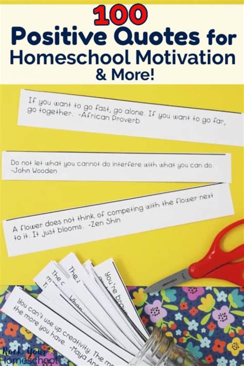 Want to know how to spend time at home during coronavirus lockdown? 100 Positive Quotes for Powerful Homeschool Motivation in ...