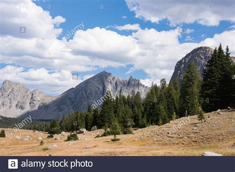 Beautiful View In The Wind River Range Wyoming Usa Stock Photo Alamy