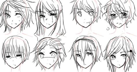 How To Draw Anime Hairstyles For Girls Guy Hairstyles Art At