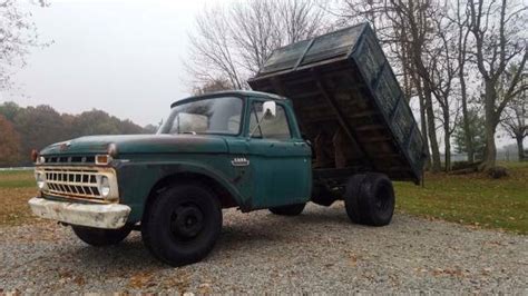 1965 Ford F350 1ton Farm Truck With Dump Bed Project For Sale