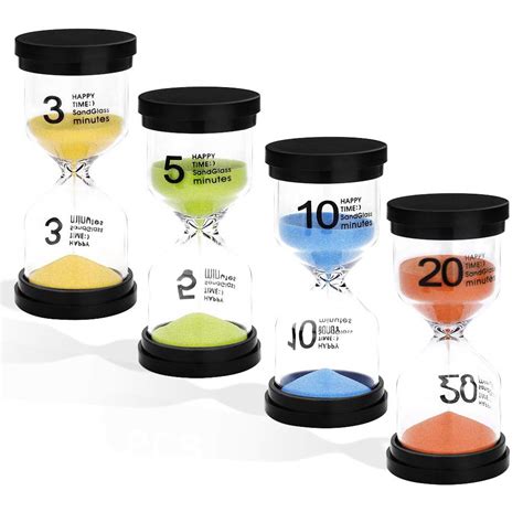 Buy Xcozu Hourglass Sand Timer4 Coloured Sand Timers For Children 3