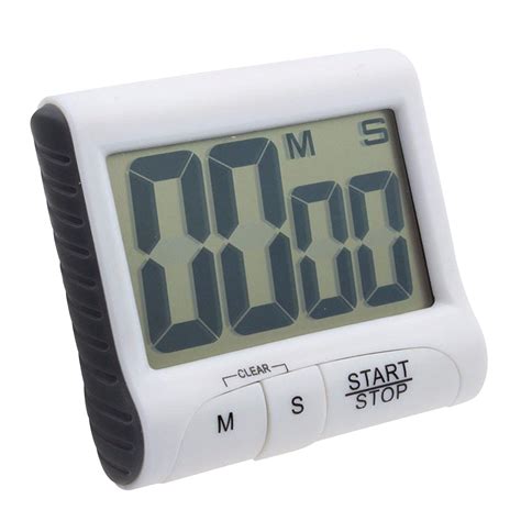 Digital Kitchen Timer With Strong Magnets Back Stand Hanging Hole Loud