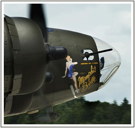 Memphis Belle Nose Art The Plane Used In The Original Mem Flickr