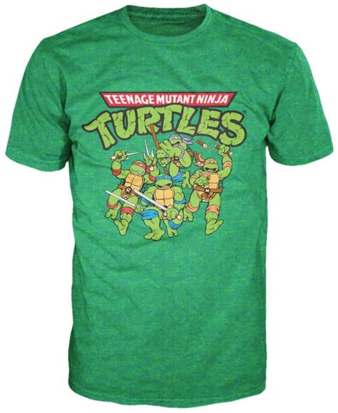 Teenage Mutant Ninja Turtles Tmnt Group Apparel T Shirt Green