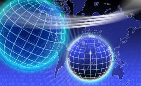 World Communications Networks Stock Vector Illustration Of
