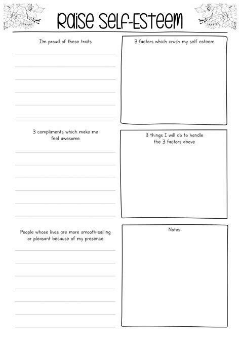 20 best images of self -motivation worksheet