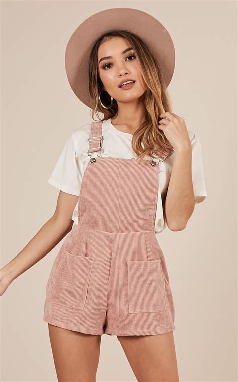 Likely Story Overall In Blush Cord Showpo In 2021 Cute Summer