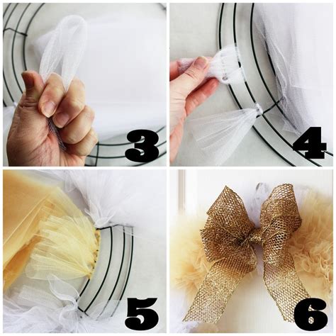 How To Make A Tulle Wreath Positively Splendid Crafts Sewing