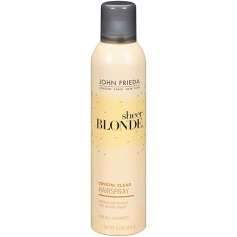 John Frieda Sheer Blonde Crystal Clear Hairspray Beauty Hair Care Styling Products