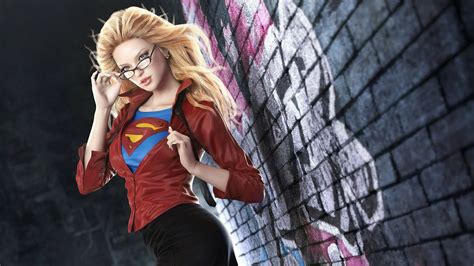Office Supergirl Hd Superheroes 4k Wallpapers Images Backgrounds