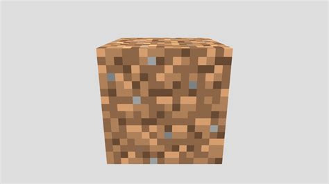 Minecraft Dirt Block Download Free 3d Model By Trmhtk2 3bea394