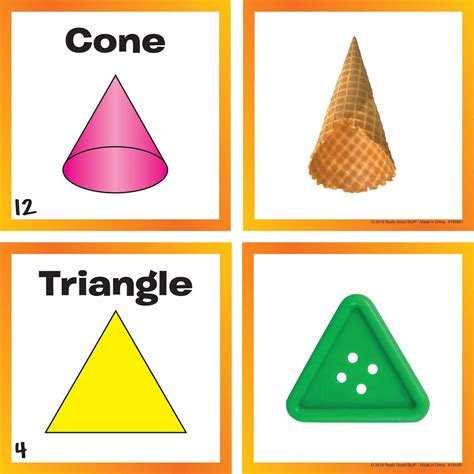 2 And 3 Dimensional Shapes Cards And 6 Cubes