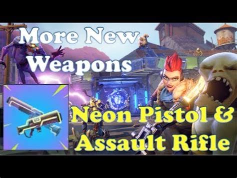 (if some mods want to look at my payments, you'll also notice, that i spent quite a bit last 6 months). Fortnite StW - Neon Pistol & Rifle? - YouTube