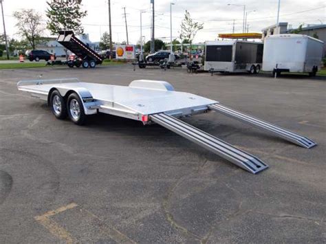 However, open car trailers are significantly less expensive, costing at least half of a quality enclosed trailer. 8.5' x 20' All Aluminum Open Car Hauler | Advantage Trailer